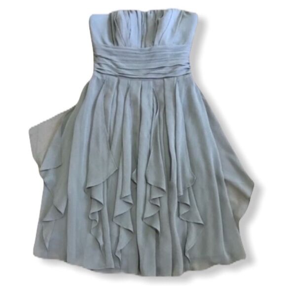 David's Bridal Crinkle Chiffon Dress nwt - Picture 1 of 9